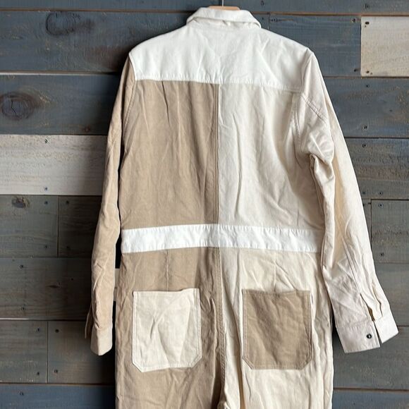 Brixton Mersey Coverall Jumpsuit Corduroy Colorblock NWT Size L - Picture 7 of 16